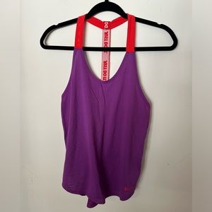 Women’s Nike Dr Fit Purple and Red Athletic Tank